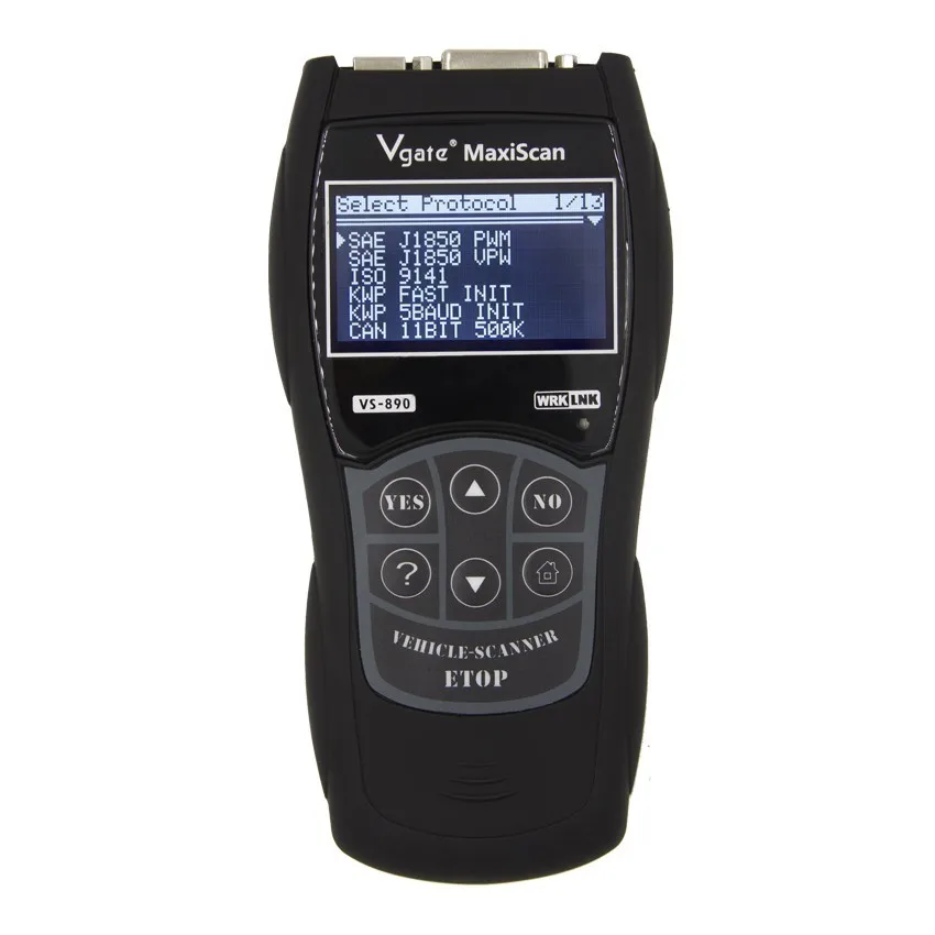 TOP sale 13-language Vgate MaxiScan VS890 VGATE VS890 OBD2 Code Reader Universal OBD2 Scanner Multi-language Car Diagnostic Tool