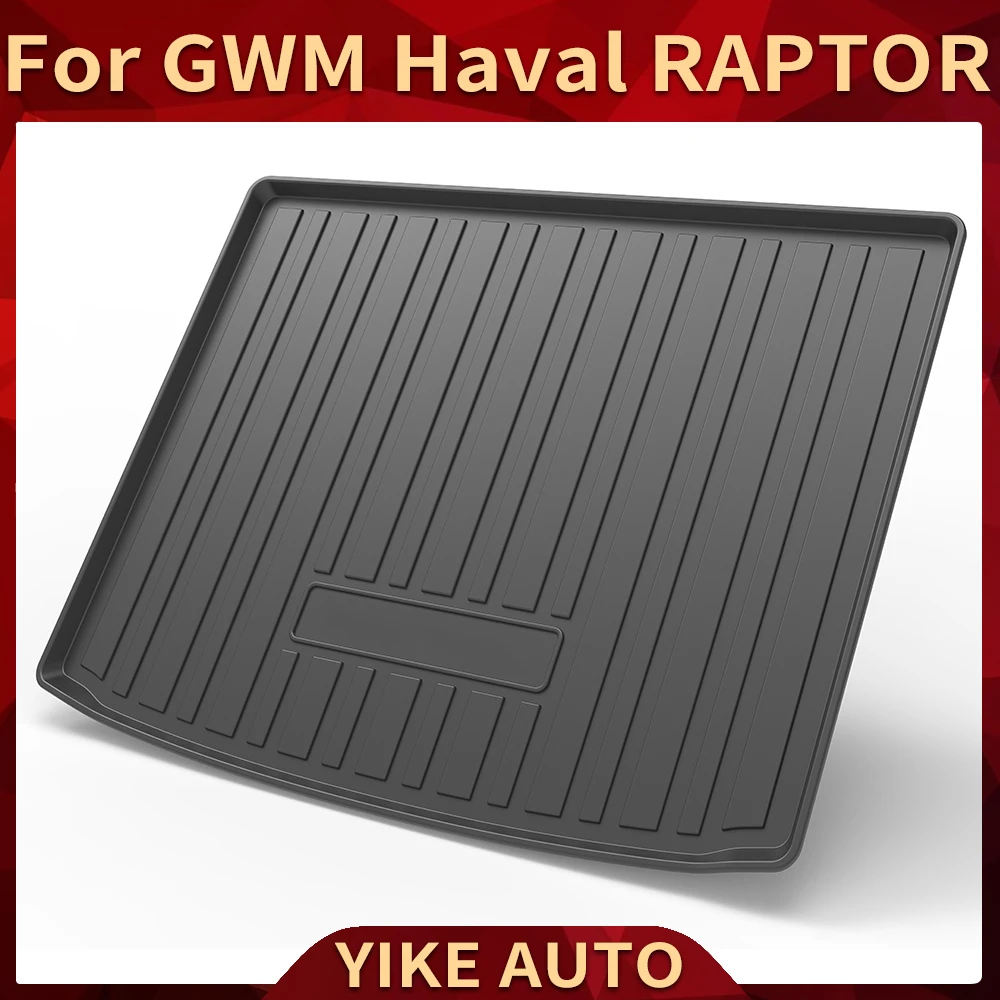 

For GWM Haval RAPTOR 2023-2024 Auto Car Cargo Liner All-Weather TPE Non-slip Trunk Mat Waterproof Tray Trunk Carpet Accessory