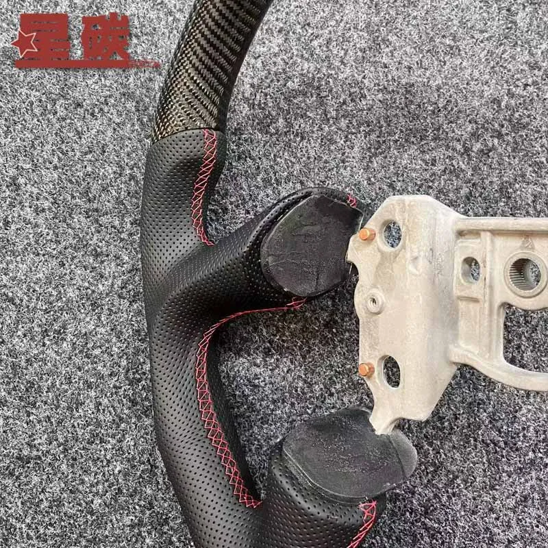 For Corvette C6 Four-Spoke Carbon Fiber Steering Wheel Modification