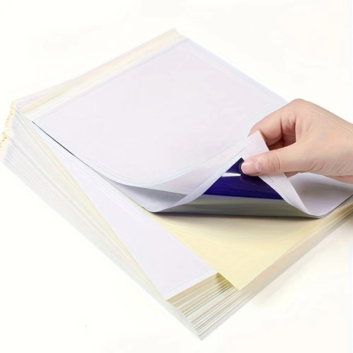 Imagen 2 del producto JC TATTOO Tamaño A4 Papel de transferencia de tatuaje Plantilla de tatuaje Papel de copia Papel térmico para accesorios de máquina de transferencia de tatuajes