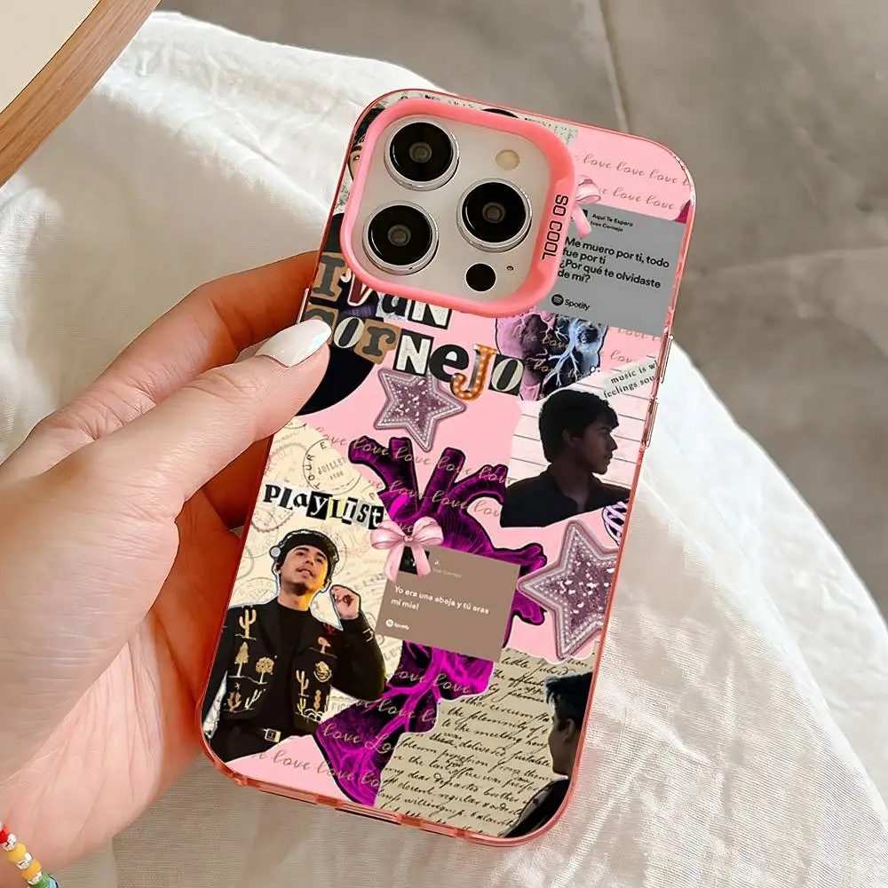 I-Ivan C-Cornejo Phone Case For iPhone 16,15,14,13,12,11,Pro,Max,Plus,Mini,SE Anti Fall Pink Matte Hard Bumper - Image 4