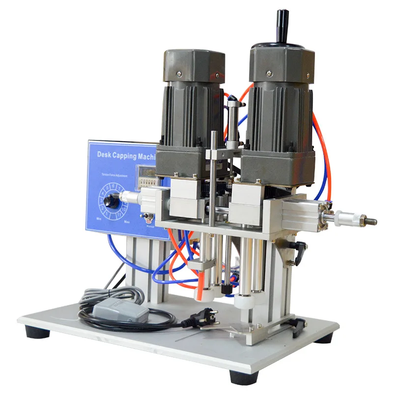 220V Desktop E-Liquid E-Juice Cap Capping Machine Trigger Twist Glass Dropper Spout for Desktop Use