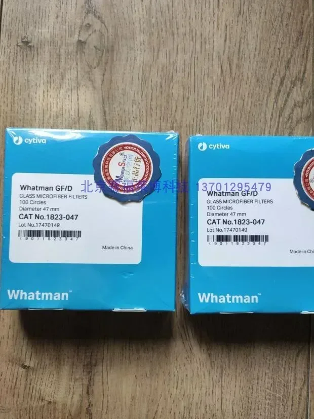 Whatman GF/D 47mm 1823-047 2,7um papel de filtro de fibra de vidro de alta carga