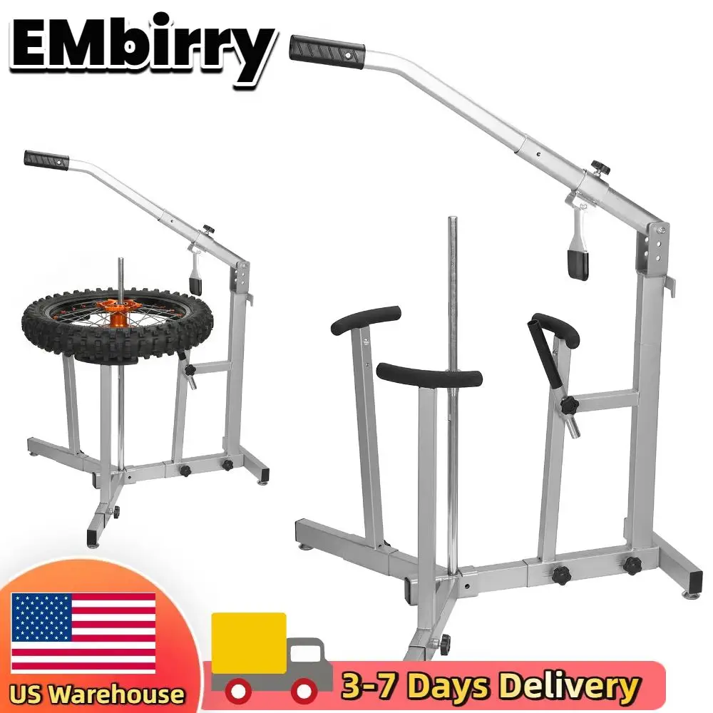 

Dirt Bike and Dual Sport Tire Changer Fits for 16in-21in Wheels Car Motorcycle Bike Tire Changer for Home Garage Small Auto Shop