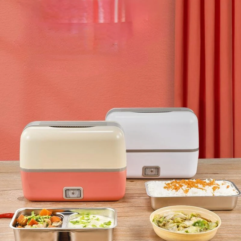High-value Electric Lunch Box Portable Heat Preservation Bento Box Can Be Plugged Into The Electric Cooking Meal Heating Box
