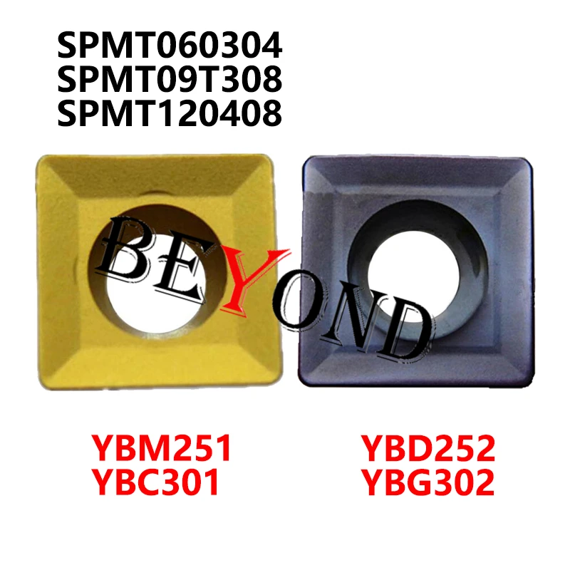 

SPMT060304 YBM251 SPMT120408 YBC302 YBM351 YBG302 YBD252 SPMT09T308 YBC301 карбидная вставка для токарного станка Cutter CNC 100% Original SPMT