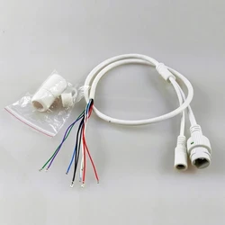 10pcs LAN Cable Module for CCTV IP Camera - RJ45 DC Jack (No 4/5/7/8 Wires) w/Status LED, QF001 Compatible
