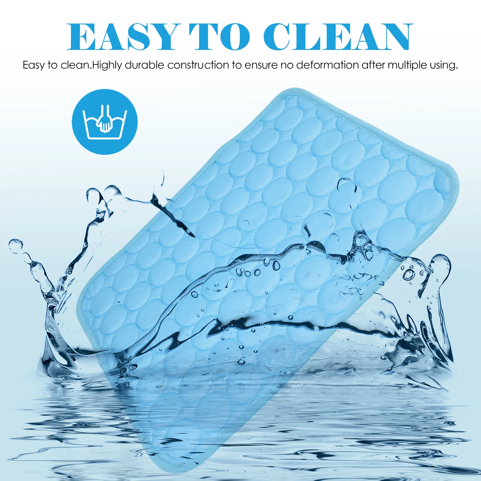

Pet Ice Mat Summer Sleeping Rest Cushion Cooling Dog Puppy Lying Pad Supple Cat along with
