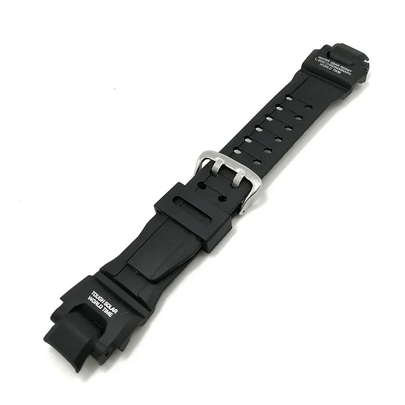 Strap for Casio G-SHOCK GW-A1100 GW-A1000 GW-4000 GA-1000/1100 G-1400 Men Black Waterproof Sport Silicone Resin Watch Band