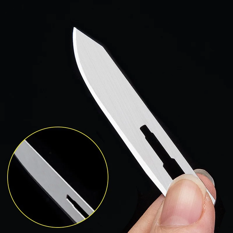 10pcs Knife Blades NO.10/11/12/15/18/20/21/22/23/24/25/60 Metal Engraving Repalce Blades DIY Wood Carving Fruit Sculpture Cutter