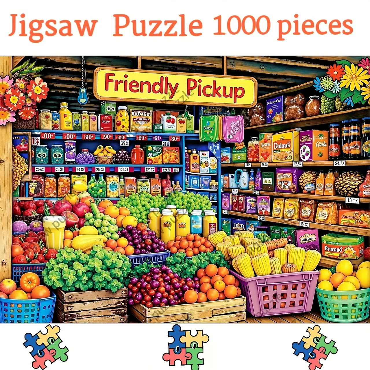 [생생한 직소 퍼즐] 2000/1314/1000/520피스 직소 퍼즐 - 고품질 종이, 생생한 퍼즐 디자인, 내구성 있는 퍼즐 조각