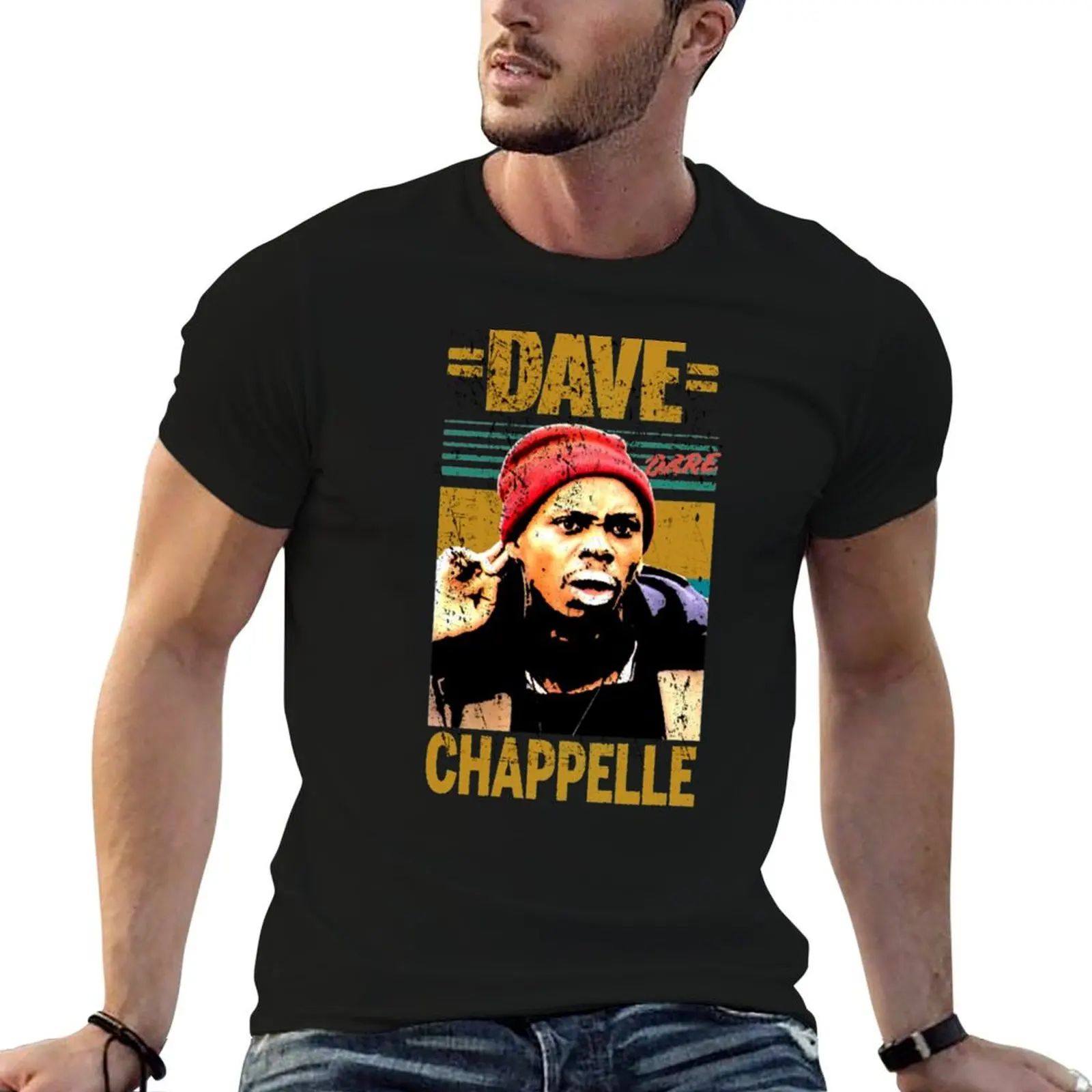 Vintage Dave Chappelle T-Shirt graphic t shirt vintage animal prinfor boys summer tops boys animal print t shirt men