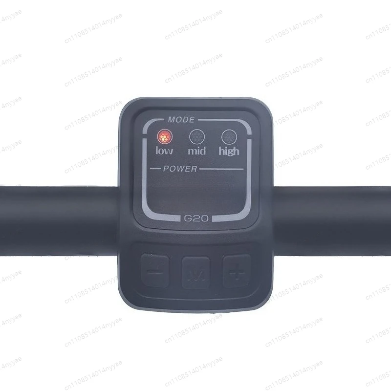 Universal LED Meter G20-SM for E-Bike/Scooter | 24V 36V 48V Multi-Voltage, Shows Speed, Battery, Error Code & Odometer
