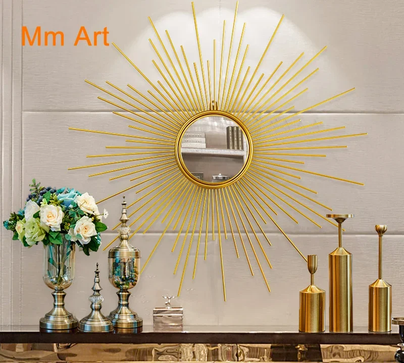 

European Wall Hanging Light Luxury Sunglasses Metal Wall Decoration American Wall Decorations