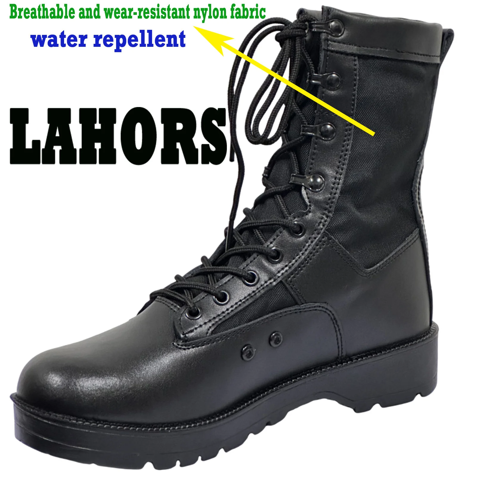 LAHORS 2024 Breathable Man Combat Tactical Boots Waterproof Outdoor Hiking Shoes Desert Boots Breathable Male Ankle Boots