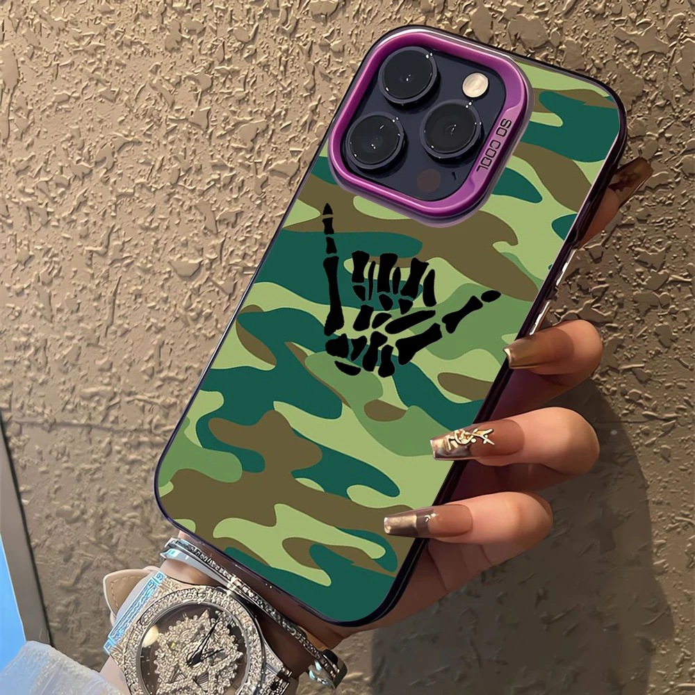 Parches tácticos IR funda de teléfono reflectante infrarroja para Oppo Realme 15 14 13 12 11 10 9i 8 8i C75 C65 C63 C55 C53 C35 Plus 4G 5G