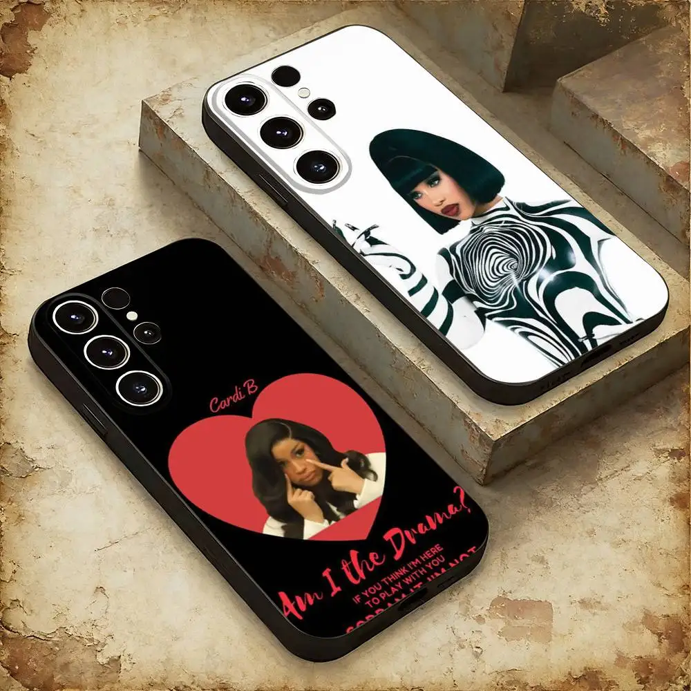 

Am I the Drama C-Cardi B Phone Case For Samsung GalaxyA56,36,26,16,76,55,35,25,15,54,34,24 Soft Silicone Phone Protective Case