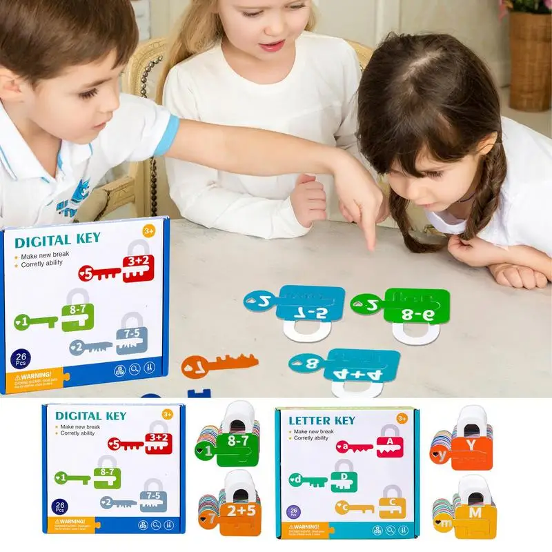 Alphabet Matching Game, Wood Letter Heroes, prédire and Locks Matching Game, Early Development Supplies, Preschool