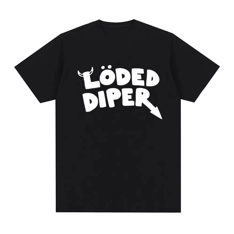 2026 LODED DIPER DIARY OF A WIMP KID T Shirt Male Brand Tee Shirt Men Summer Short Sleeve T Shirts Harajuku Couples