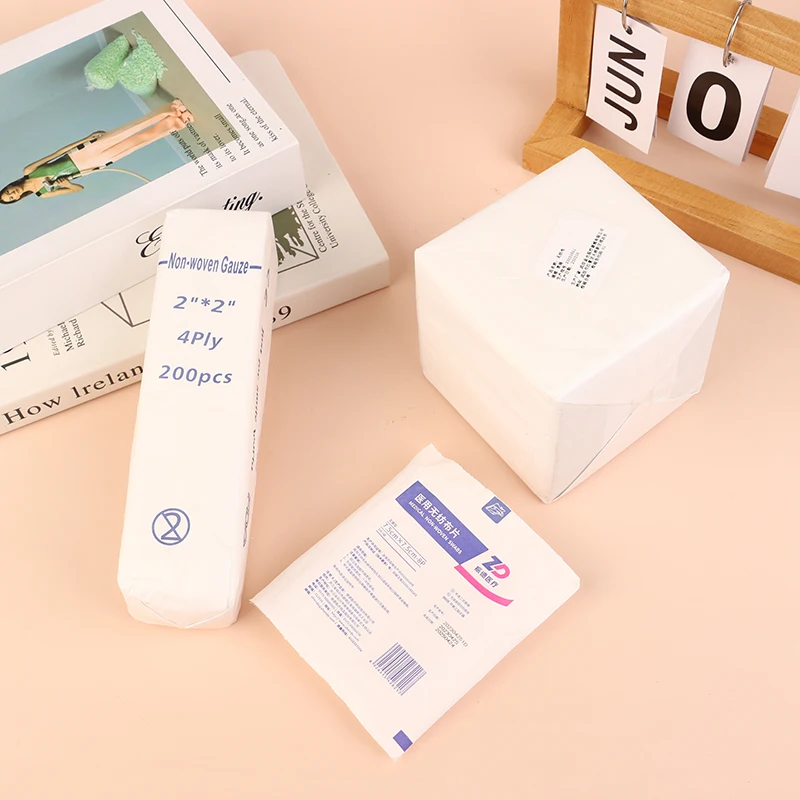 Gaze Pad Baumwolle Erste-Hilfe-Kit Notfall wasserdichte Wundauflage sterile Gaze Pad