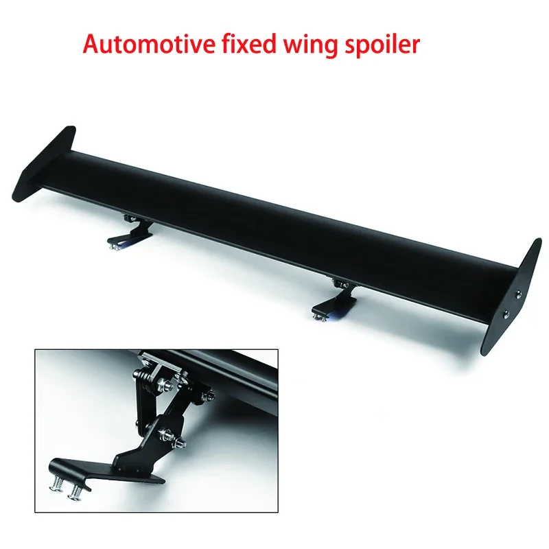 

Alerón Trasero Universal Ligero de Aluminio Ajustable Sin Perforaciones para Cajuela de Coche, Alerón de Carreras