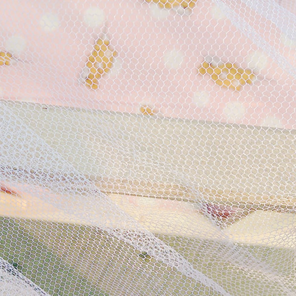 ناموسية مهد تنفس الستائر البق سرير خيمة سرير طفل الغطاء الواقي الغبار واقية للأطفال شبكة المظلة #6