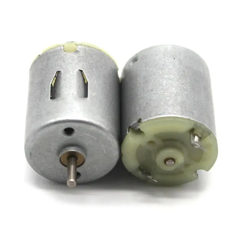 270 Cylindrical DC Motor High Speed Micro DC 3V 6V Motor Mini Micro Electronic Motor for DIY Toys 10000-18000rpm Shaft Dia: 2mm