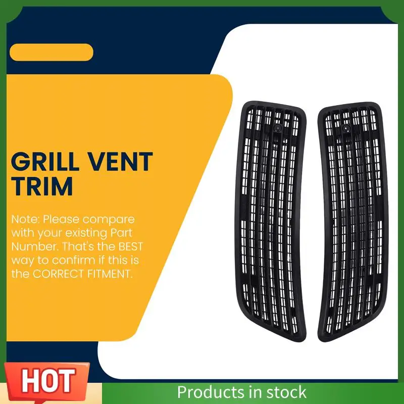 

AU63-1Pair Left & Right Side Hood Upper Grill Vent For 2007-2013 MERCEDES S550 W221