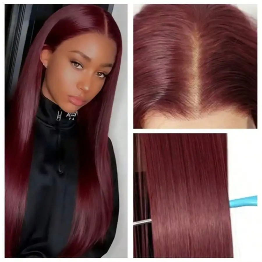 26" 13x4 Lace Front Black Wig, 180% Density Synthetic Glueless Hair with Baby Hair, Natural Heat Resistant for Daily Party