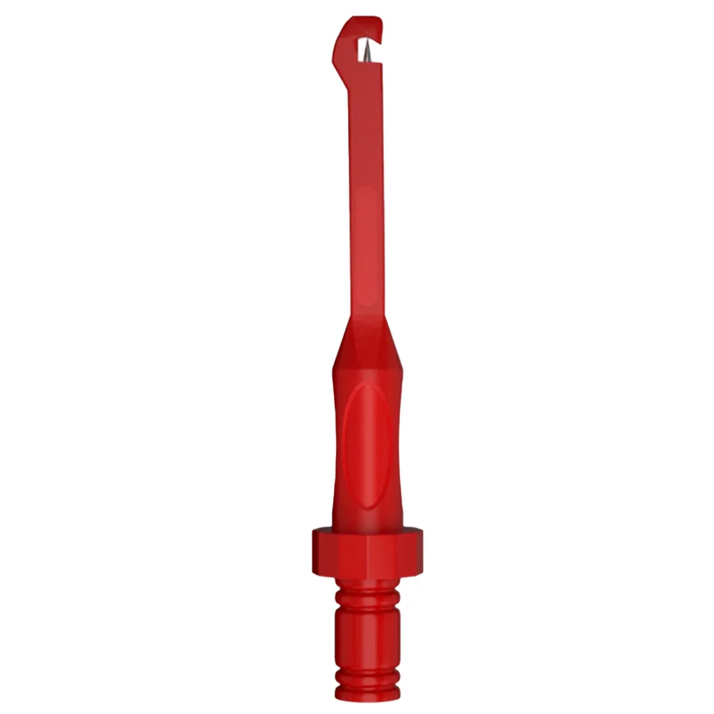 Copper/PA Material Test Probe Clip for NonDestructive WirePiercing 4MM Hook Tool Red Black J 30057 with Enhanced Durability