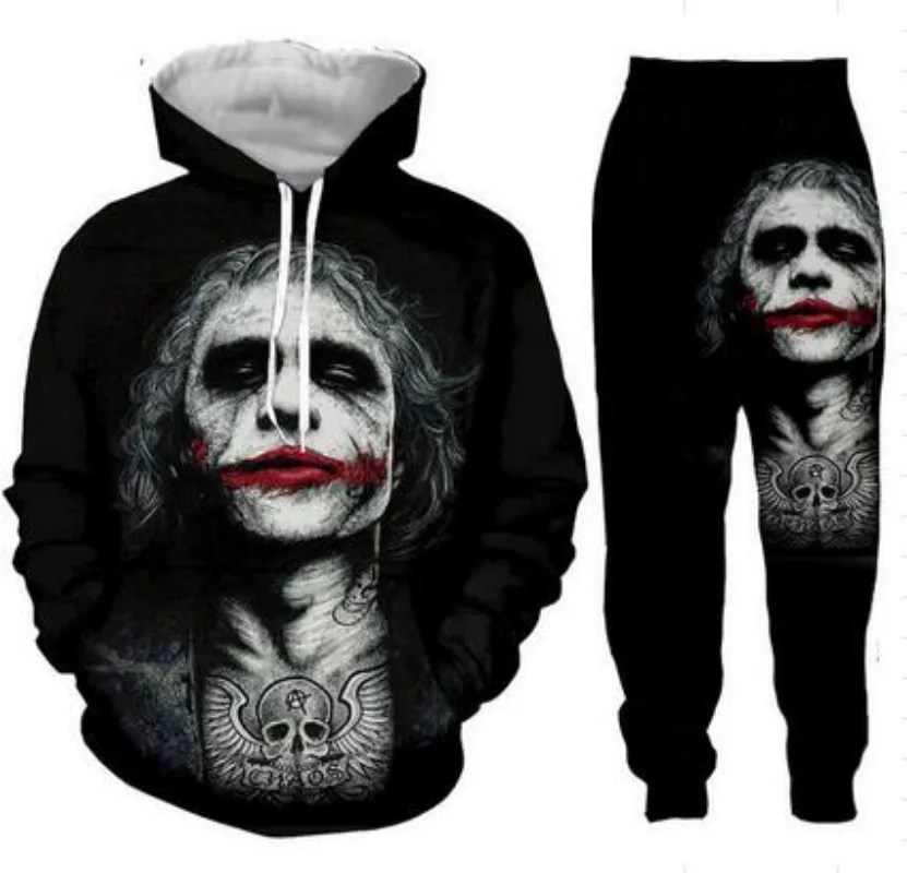 New Men/Womens Insane Clown Posse Funny 3D Print Fashion Tracksuits Crewneck Couple hoodie Joggers Pants + Hoodies