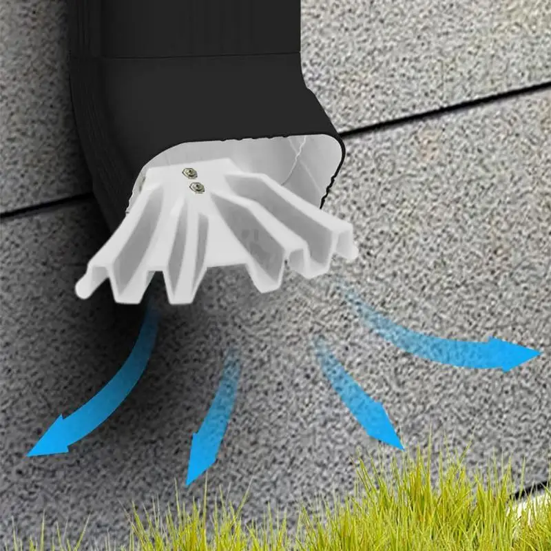 

Downspout Diverter Gutter Downspouts Rainwater Disperser Protective Weatherproof Deflector Guard for Outside Garden Yard Lawn