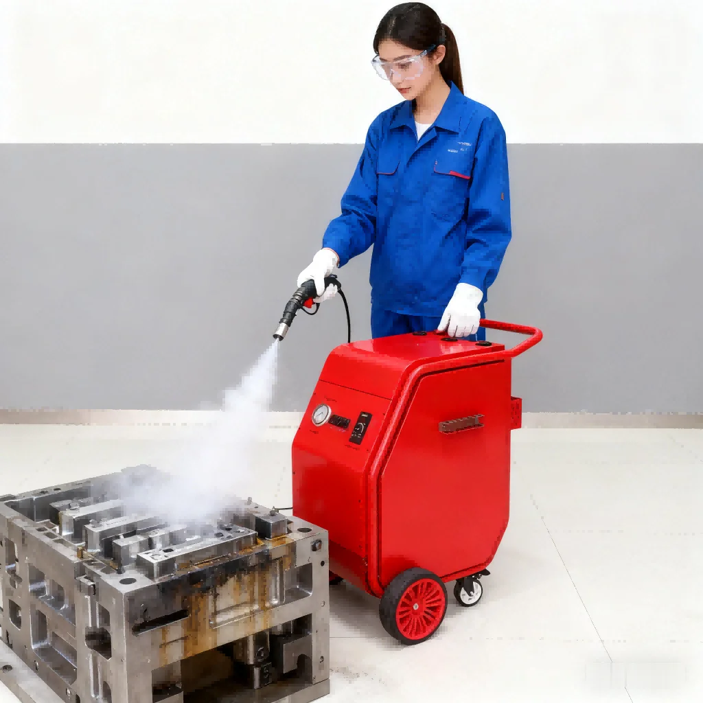 Dry Ice Blasting Machine Portable Dry Ice Blaster Machine Price Factory Direct High Performance for Metal Rust Removal