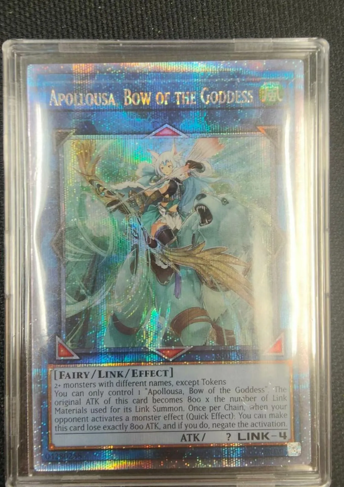 

Yugioh KONAMI ES01-AE047 Apollousa, Bow of the Goddess 25th Quarter Century Secret Asian English Collection Mint Card