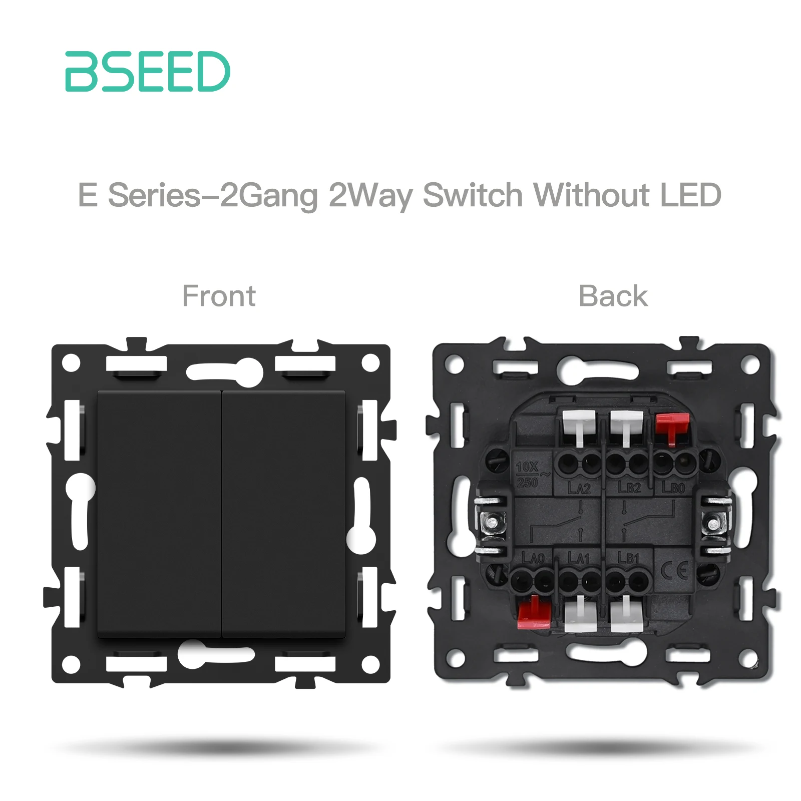 BSEED Wandknopschakelaar 1/2Gang Deel 65W Stopcontact Module Deel Internet TV Telefoonaansluiting Glazen Frame DIY Functie Deel