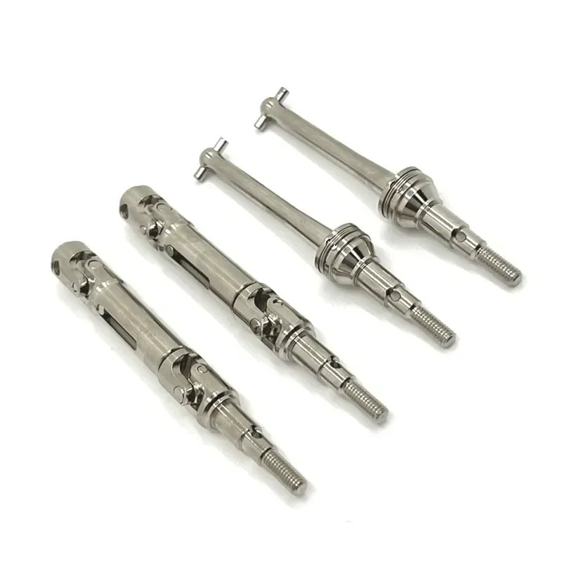 Für MJX Hyper Go 14209 14210 4 Stück Metall vordere und hintere Antriebswelle CVD Antriebswelle 1/14 RC Auto Upgrade Teile Zubehör
