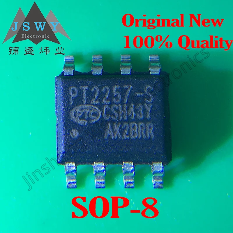 

(10/50 pieces) PT2257-S PT2257 SOP-8/dual channel audio power amplifier chip/original spot brand new/fast delivery