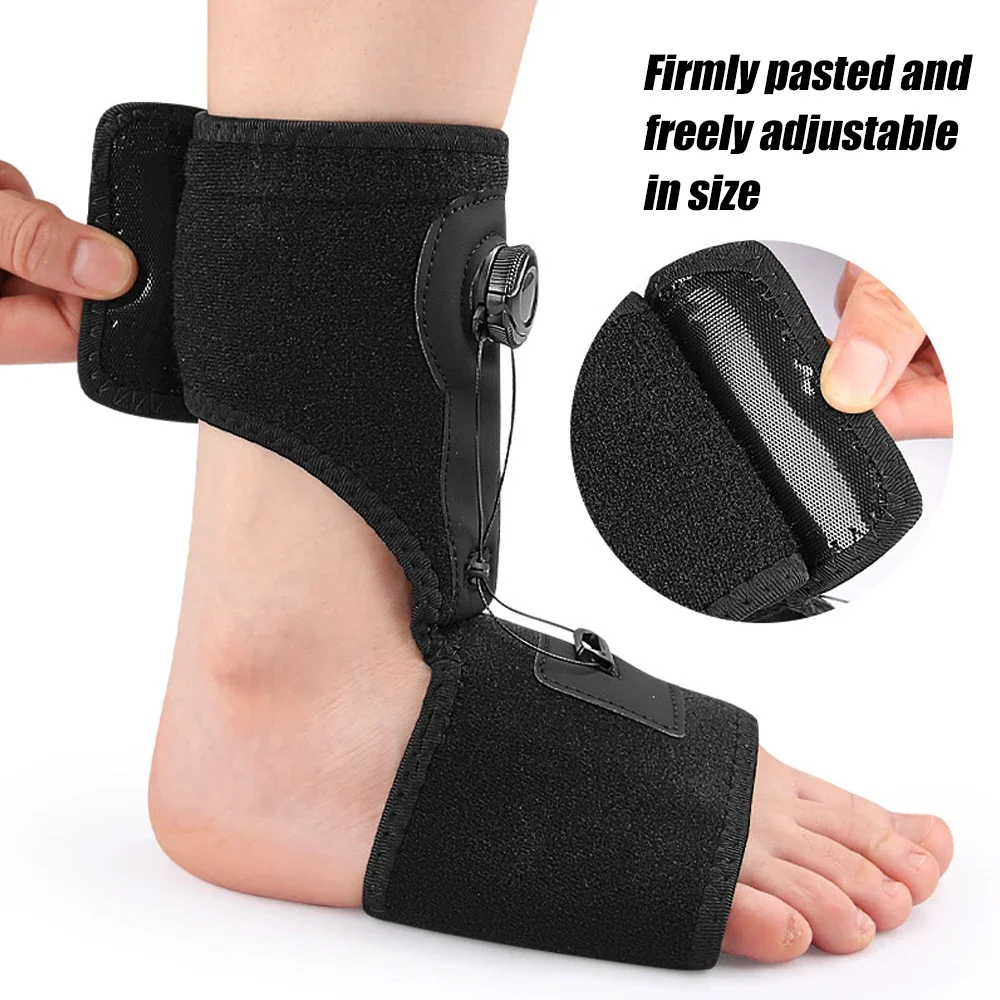 BYEPAIN 1Pcs Plantar Fasciitis Night Splint, Drop Foot Orthopedic Brace Adjustable Rotating Knob Sleep Support for Men Women