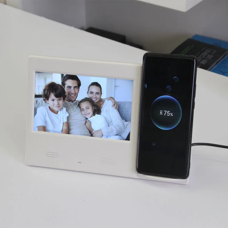 Popular Remote Control Video Calendar Stand Smart Cloud WIFI Digital Photo Frame