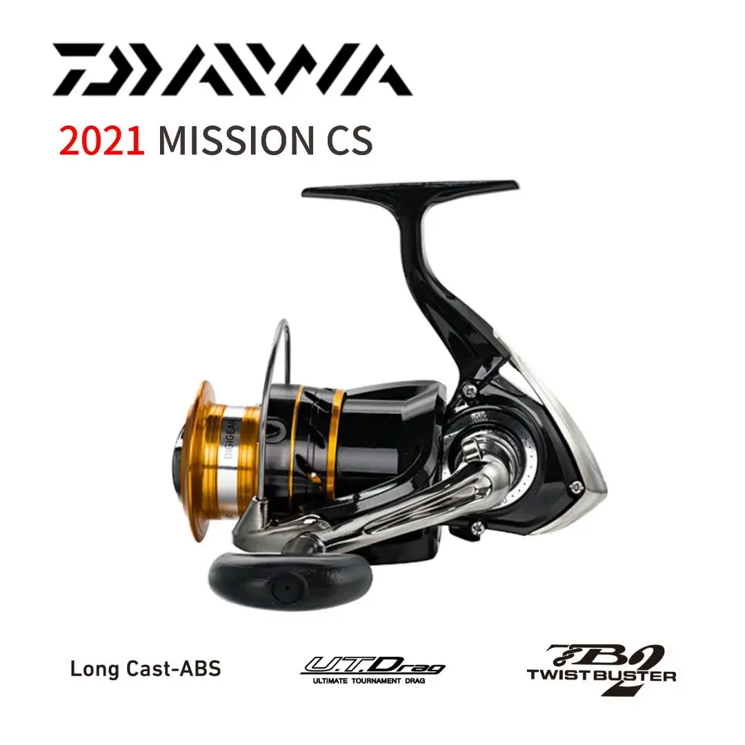 Катушка Daiwa MISSION CS SS 2000 2500 3000 4000, 2021, спиннинговая катушка для морской рыбалки, 3 + 1BB
