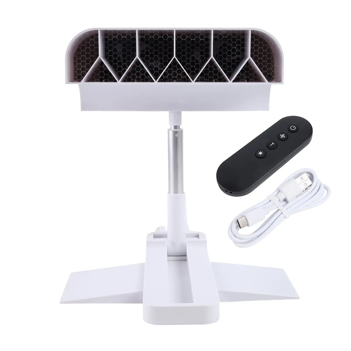 N93R Under Blanket Air Circulation Fan with Remote Control 5 Adjustable Wind Speeds Quiet Bed Cooling Fan