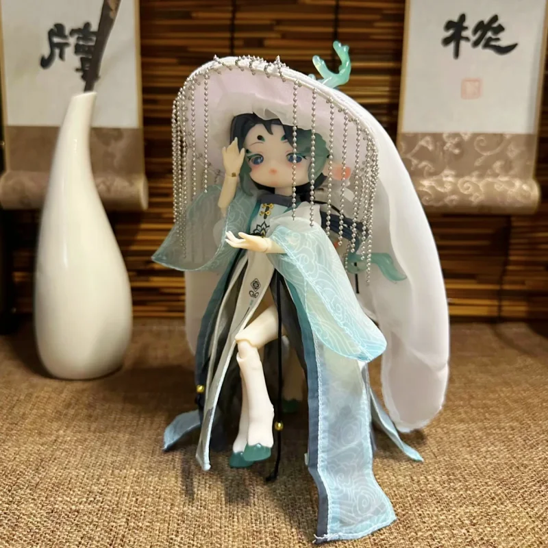 

Penny'S Box Dan Qing Bjd подвижный шарнир аниме фигурка голова дракона кукла бирюзовая антикварная одежда украшения коллекция подарочная игрушка