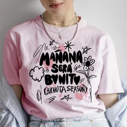 Tshirt Tomorrow Sera Nice Karol G Tee Women Comic Y2K Streetwear Top Female 2000s T-shirt Harajuku Anime Clothing T Shirt