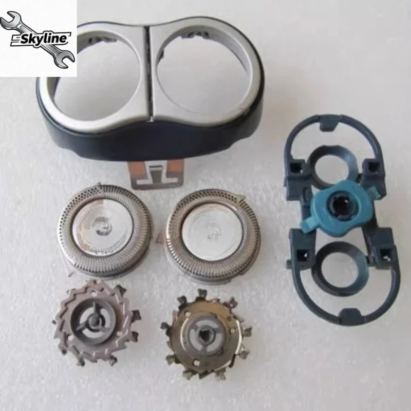 Electric Shaver Full Repair Kit, Cutter Head, Foil Net, Blade Buckle & Protective Cover Fit HQ662 HQ664 HQ665 HQ686