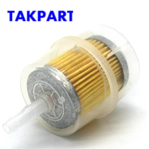 Imagen 2 del producto TAKPART 20 piezas filtro de combustible en línea de gasolina Universal pieza de coche grande compatible con tubos de 6mm 8mm