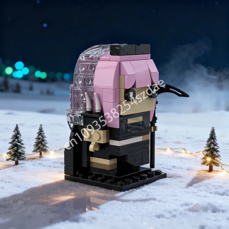 

155pcs MOC Mori Calliope Brickheadzed Model Building Blocks Architecture Christmas Gift DIY Toy Creative Idea Brick Birthday