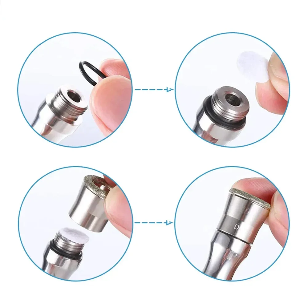 100 pezzi di filtri per microdermoabrasione, spugna di ricambio, cuscinetti filtranti rotondi in cotone per la rimozione dei punti neri, bellezza, cura del viso