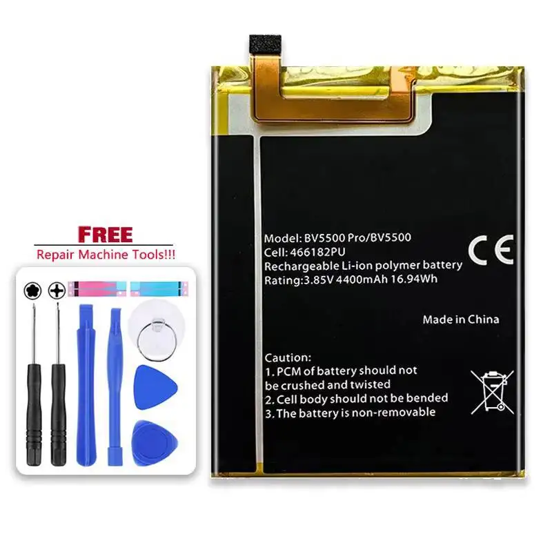 

Для Blackview BV5500 Plus Pro аккумулятор мобильного телефона экологически чистый 4400 мАч