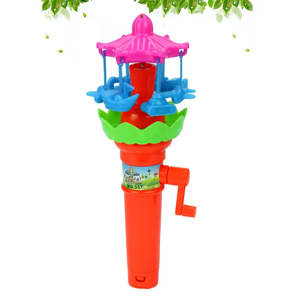 

1Pcs Glow-in-The-Dark Wobble Umbrella for Kids Safe Fluorescent Material Educational Development Tool Handle Rotary Play