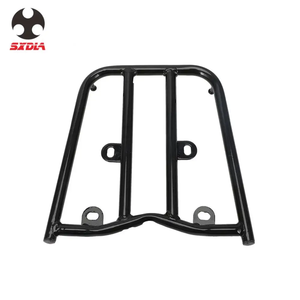 For HAWK250 Motorcycle Rear Solo Seat Luggage Rack Support Shelf Suitcase Carrier Black Iron